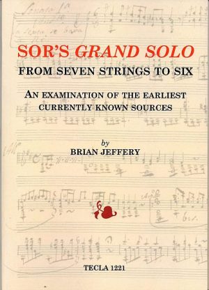 Brian Jeffery: Sor's Grand Solo (TECLA X 10330)