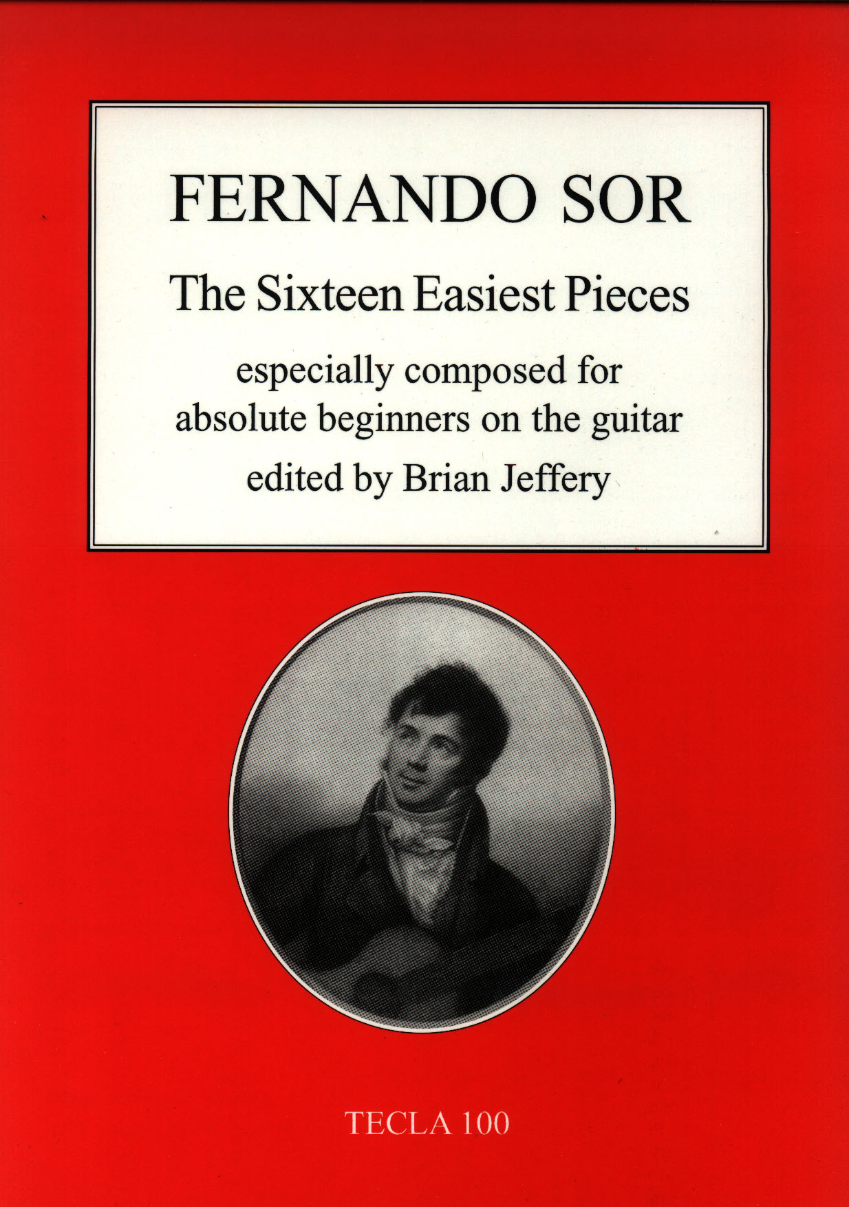 Sor: The Sixteen Easiest Pieces for Guitar edited by Brian Jeffery as a printed book clothbound (TECLA 104)