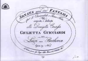 Beethoven: The Moonlight Sonata op. 27 no. 2 (TECLA 1029) as a printed item