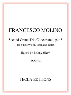 Francesco Molino: Second Grand Trio Concertant op. 45