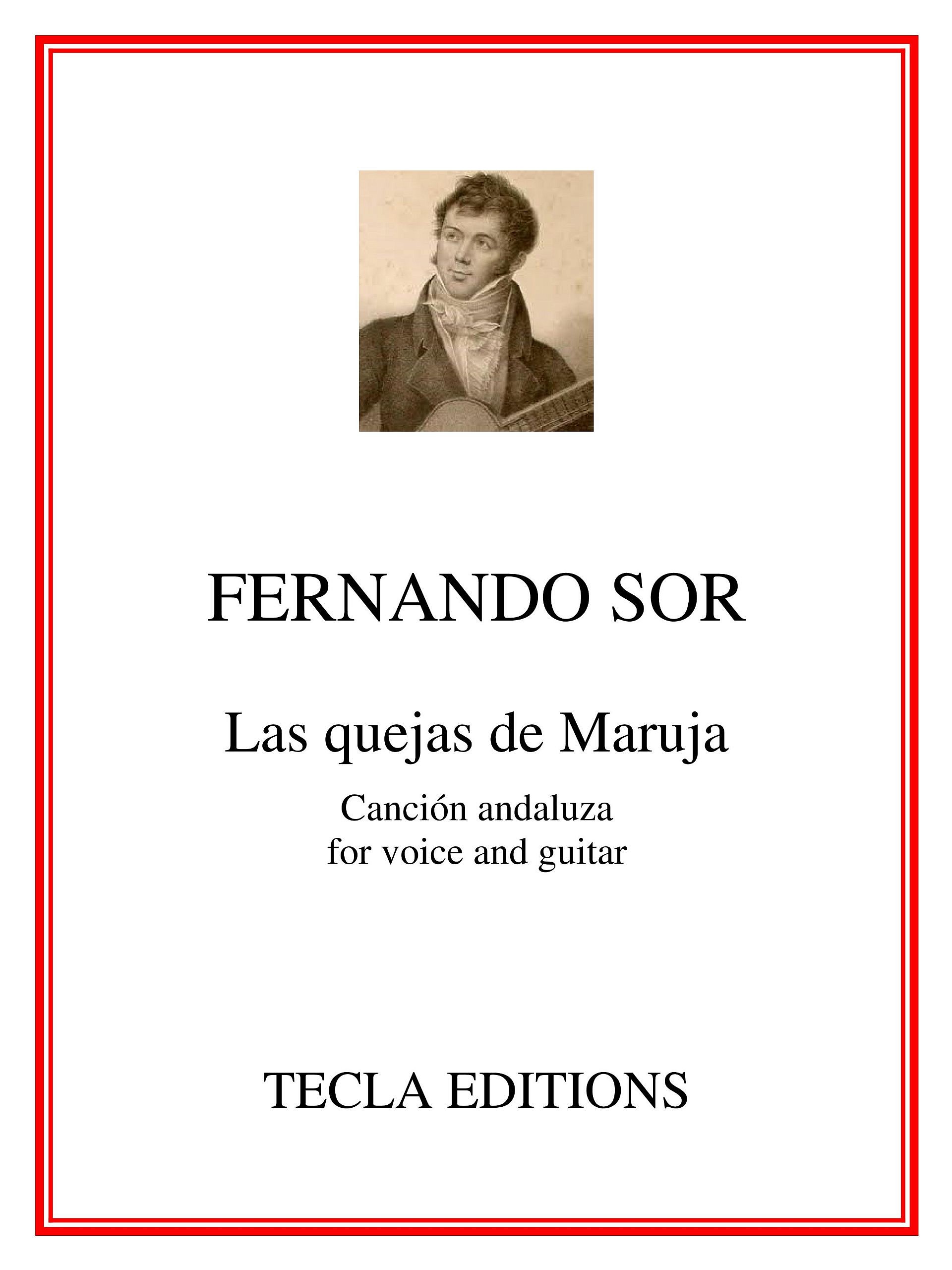 Sor: Las quejas de Maruja with guitar