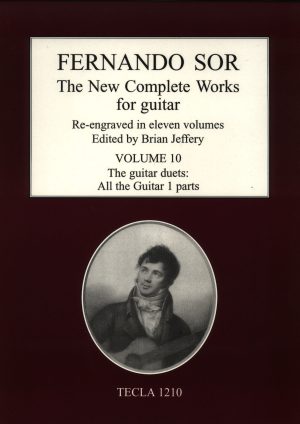Fernando Sor: New Complete Works for Guitar Volume 10