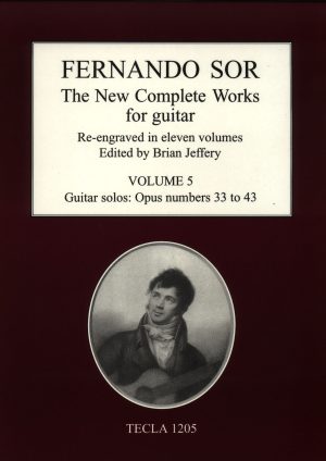 Fernando Sor: New Complete Works for Guitar Volume 5