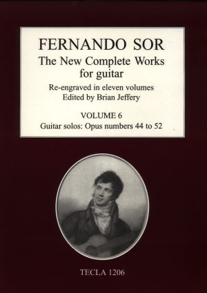 Fernando Sor: New Complete Works for Guitar Volume 6